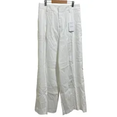 新品同様 24SS  EVERYDAY I LIKE. エブリデイアイライク ドゥーズィエムクラス Summer ワイドパンツ サイズ38 ホワイト レディース 古着 中古 USED
