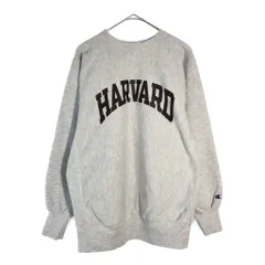 90年代 Champion チャンピオン REVERSE WEAVE リバースウィーブ スウェット HARVARD ハーバード カレッジ グレー(メンズ L)中古 古着 X4623