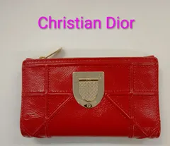 ARG11 クリスチャンディオール 極美品 ディオラマ 2つ折り財布 コインケース カードケース ゴールド金具