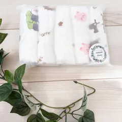 新品未使用✨ベビー向け コットンガーゼ フェイスタオル 4枚セット