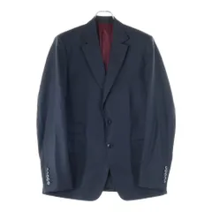 GUCCI (グッチ) 裏地GGロゴ シルク混 シングルテーラードジャケット ブラック 26SAFLのサムネイル
