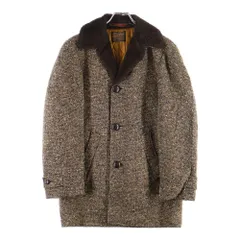 PENDLETON (ペンドルトン) 80-90S ウール くるみボタン ファー テーラードジャケット ブラウンのサムネイル