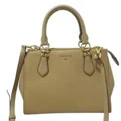 美品 22AW MICHAEL KORS マイケルコース サッチェルミディアム 2way ハンドバッグ ショルダーバッグ 30S2G6AS2L ブラウン レディース 古着 中古 USED