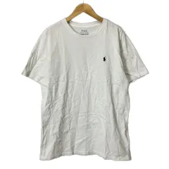 ポロ ラルフローレン POLO RALPH LAUREN Tシャツ カットソー クルーネック ポニー刺繍 XL ホワイト