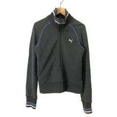 プーマ PUMA トラックジャケット スウェット生地 ハイネック ジャケット Y2K M グレー