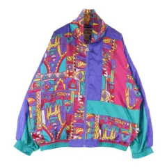 VINTAGE (ヴィンテージ) CASUAL ISLE カジュアルアイル 総柄 ウィンドブレーカー ジャケット マルチカラー