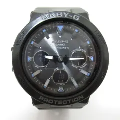 良品 CASIO カシオ BABY-G ベビージー ビーチトラベラーシリーズ BGA-2500-1AJF アナデジ ソーラー電波 腕時計 ブラック レディース 古着 中古 USED