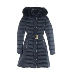 BURBERRY PRORSUM (バーバリー プローサム) フーデッド ダウンジャケット コート ブラック レディース 3994179