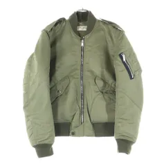SAINT LAURENT PARIS (サンローランパリ) 15AW クラシック ジップアップボンバージャケット MA-1 カーキ 397643 YYL53のサムネイル