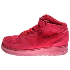 NIKE (ナイキ) AIR FORCE 1 MID エアーフォース ワン ミッドカットスニーカー レッド US9/27cm 315123-609