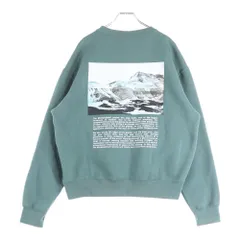 NIKE ACG (ナイキエーシージー) TF FLC GPX CREW MINERAL クルー ミネラル フォトプリントデザイン クルーネック スウェット セーター グリーン DJ1591-384のサムネイル