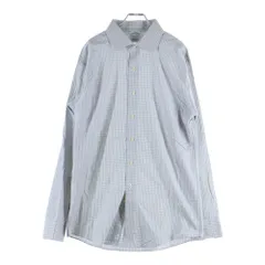 BROOKS BROTHERS (ブルックス ブラザーズ) チェック柄 コットン 長袖シャツ ホワイト/ネイビー