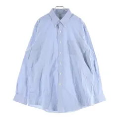 BROOKS BROTHERS (ブルックス ブラザーズ) REGENT チェック柄 ボタンダウン 長袖シャツ ブルー
