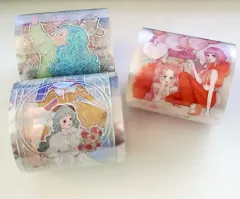 2+1) 3D박 マットPET 人物 ダイアリーデコ ヴィンテージ Girl 해밀 黒い狸 人物集