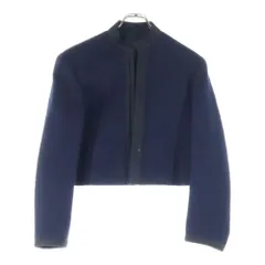 Y's (ワイズ) 97AW ウール スタンドカラー ブルゾン ジャケット ネイビー レディース YI-J62-107のサムネイル