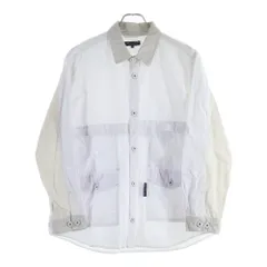 COMME des GARCONS HOMME (コムデギャルソンオム) 22SS AD2021 カバーオール シャツ ジャケット ホワイト HI-B015のサムネイル
