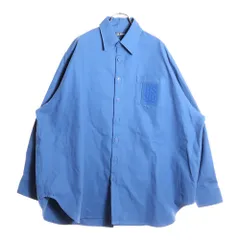 RAF SIMONS (ラフシモンズ) 22AW PIN OVERSIZED DENIM SHIRT オーバーサイズデニムシャツ ブルー 222-M243のサムネイル