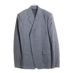 BALENCIAGA (バレンシアガ) PHONE HOLDER JACKET グレンチェック フォンホルダージャケット グレー 625501のサムネイル