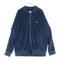 Lafayette (ラファイエット) 19AW LOGO PLATE VELOUR TRACK JACKET ロゴプレート ベロア ジップアップ トラックジャケット ネイビー LA191008のサムネイル
