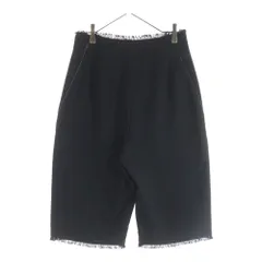 LE CIEL BLEU (ルシェルブルー) TWEED CAPRI PANTS ツイード カプリ ハーフパンツ ショーツ レディース ブラック 27S68407