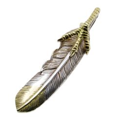 幸*神様 金爪 先金フェザー 18k シルバー 幸*神様 金爪 先