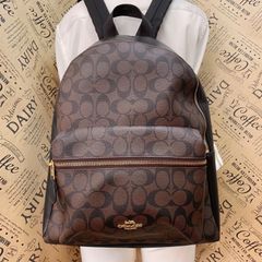 未使用級✨コーチ リュック シグネチャー ゴールド金具 大容量 レザー