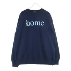 CABARET POVAL (キャバレーポバール) Home Crewneck ホームクルーネックスウェット トレーナー ネイビーのサムネイル