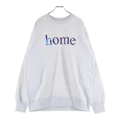 CABARET POVAL (キャバレーポバール) Home Crewneck ホームクルーネックスウェット トレーナー グレーのサムネイル