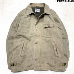 ポストオーバーオールズ カバーオール サマーコーデュロイ L グリーン