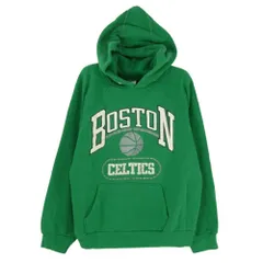 Champion チャンピオン 80s トリコタグ後期 ヴィンテージ Boston Celtics プルオーバーパーカー グリーン系 M【中古】