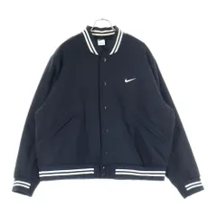 NIKE (ナイキ) Men's Varsity Jacket メンズ スナップボタン バーシティージャケット ブラック HQ3277-010のサムネイル