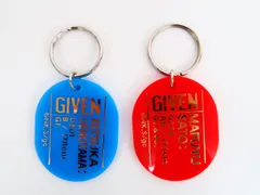 2点セット ギヴン展 オーバルキーホルダー 佐藤真冬/上ノ山立夏