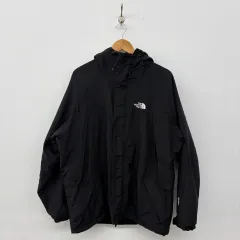 THE NORTH FACE ザノースフェイス ブラック ウィンドブレーカー ジャケット メンズ XL