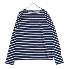 SAINT JAMES (セントジェームス) ボーダーTシャツ 長袖クルーネックカットソー ネイビー/ホワイト