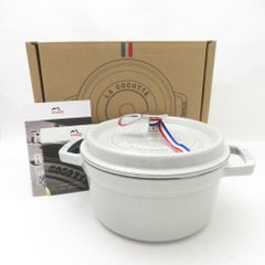 Staub ストウブ ミトン付ココット 24cm ラウンド カンパーニュ 両手鍋