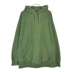 GAP ギャップ スウェット パーカー 無地 グリーン(メンズ L)中古 古着 X4641