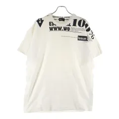 kolor (カラー) カットオフインサイドアウトデザイン フロントプリント クルーネック 半袖Tシャツ カットソー ホワイトのサムネイル
