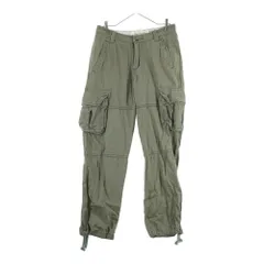 Abercrombie&Fitch (アバクロンビーアンドフィッチ) ジップフライ コットン カーゴパンツ カーキのサムネイル