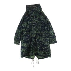 N.HOOLYWOOD (엔하리우드) SERVICE MODS COAT M-65 타이거 카모 서비스 모즈 코트 밀리터리 재킷 그린