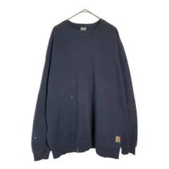 Carhartt カーハート スウェット 無地 ネイビー(メンズ XL)中古 古着 X4644