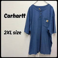 Carhartt トップス Tシャツ 2XL ネイビー 古着 ヴィンテージ カーハート