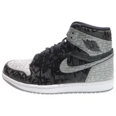 NIKE (ナイキ) AIR JORDAN 1 RETRO HIGH OG REBELLIONAIRE エアジョーダン1 レベリオネア ハイカットスニーカー グレー US/8.5 26.5 555088-036のサムネイル