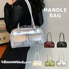 ショルダーバッグ シルバー レディース 小さめ ミニ ワンショルダー キラキラ シルバー バック PU レザー ハンドバッグ お財布バッグ ダブルポケット トートバッグ スクエア型 カバン サコッシュ おしゃれ かわいい 脇下 通勤 JK 通学 肩掛け