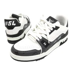 ルイヴィトン LV トレイナー スニーカー モノグラム メンズ ホワイト ブラック LOUIS VUITTON【中古】 【アパレル・小物】