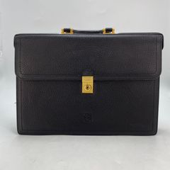 【美品】LOEWE ロエベ ビジネスバッグ ブリーフケース アナグラム LOEWE ロエベ アナグラム ブリーフケース ビジネスバッグ 黒 - メルカリ