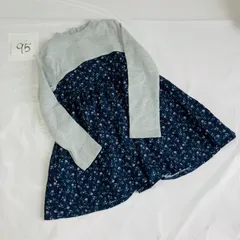 A641 イオンワンピース　小花柄　95サイズ　春用