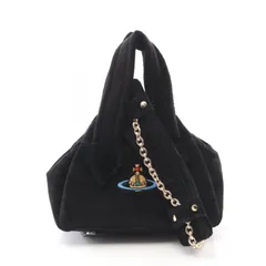 ヴィヴィアンウエストウッド Vivienne Westwood ハンドバッグ ARCHIVE YASMINE MINI ヤスミン ミニ オーブ 47030007WW00ZLN401 ブラック ファブリック 2wayショルダーバッグ レディース