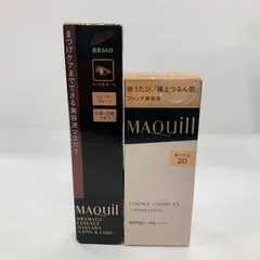 S4723 MAQuillAGE マキアージュ エッセンスリキッド EX オークル 20 SPF50+ PA++++ 24ml / ドラマティックエッセンスマスカラ BR660 モカブラウン 7g 計2点セット