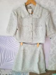 夏 ツイードスーツ セット M (新品)