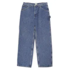 カルバン・クライン Calvin Klein 90s 00s 90-2000年代 デニムペインターパンツ ストーンウォッシュ加工 旧タグ OLD CK USA ヴィンテージ ジーンズ 古着 インディゴブルー W32 L32【中古】のサムネイル